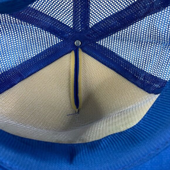 Hurley Team Safety and Service Vintage Trucker Snapback Hat Blue - Picture 6 of 7